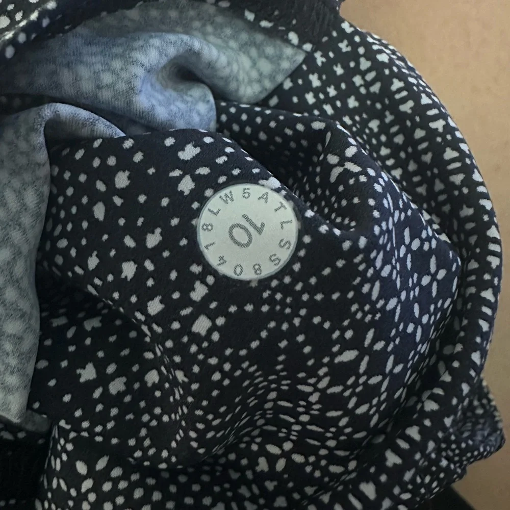 Lululemon Fast & Free 7/8 Tight II *Nulux 25" - Meisai White Black - Picture 5 of 6